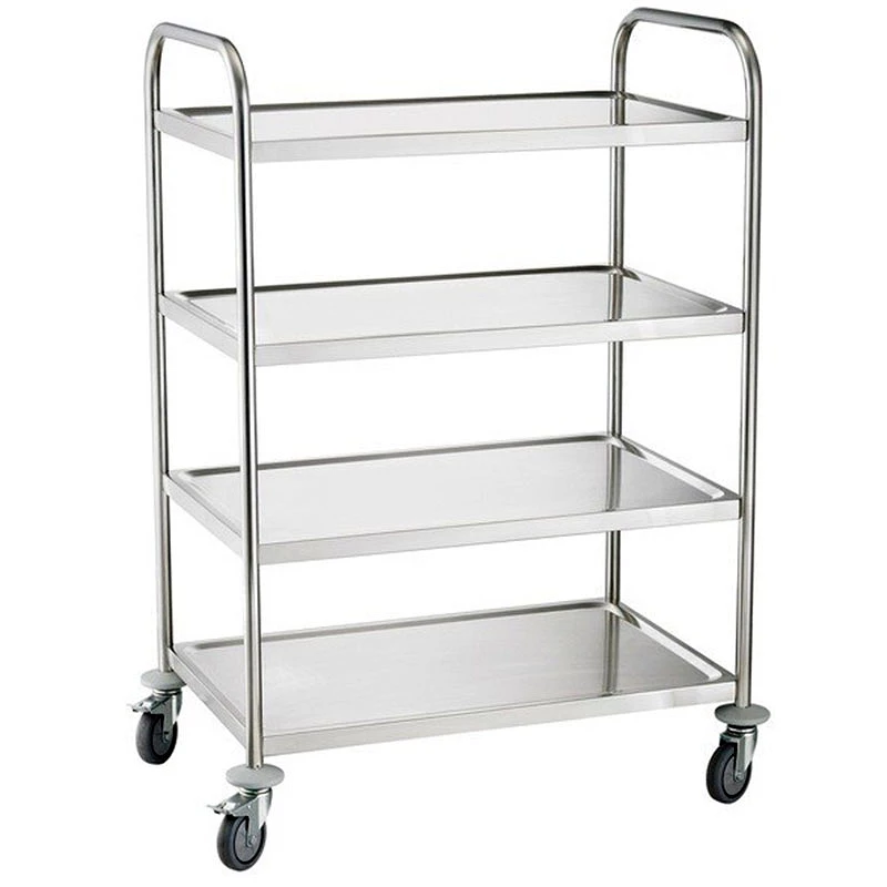 Chariot inox alimentaire – 2 à 5 plateaux Chariot inox alimentaire – 2 à 5 plateaux