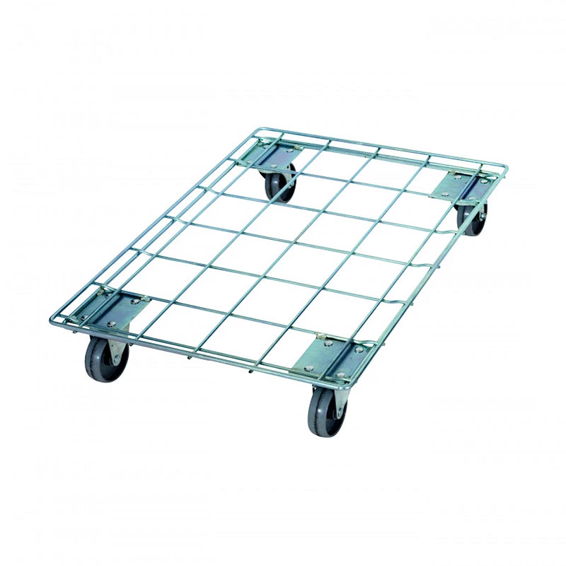 Plateau roulant avec fil électrozingué – Charge 400 kg