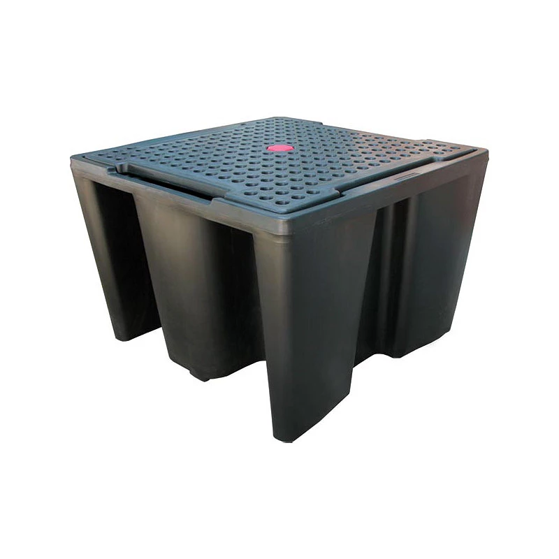Bac de rétention plastique pour IBC – 1 ou 2 IBC