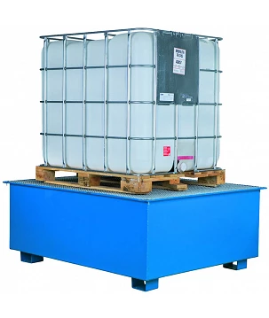 Bac de rétention IBC en acier