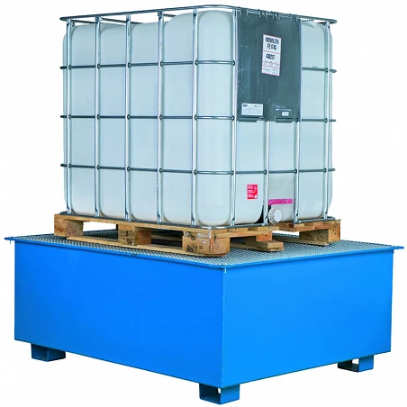Bac de rétention IBC en acier