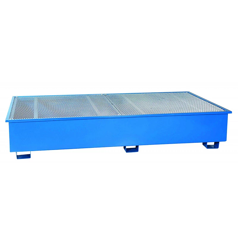 Bac de rétention IBC en acier – 1 ou 2 conteneurs