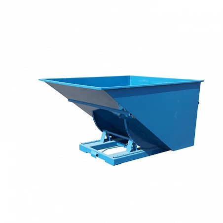 Benne auto-basculante 2500L bleu