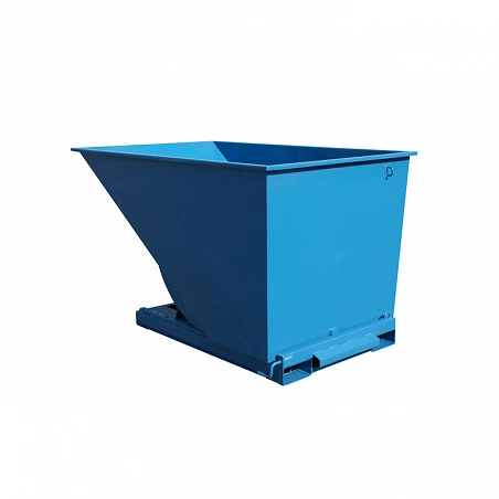 Benne auto-basculante 2000L bleu