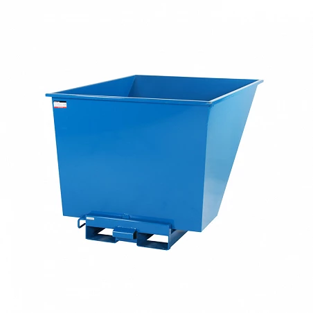 Benne auto-basculante 1100L bleu