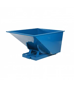 benne auto-basculante 900L bleu