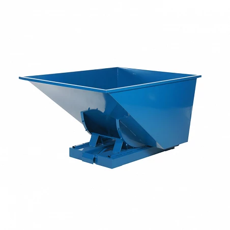 benne auto-basculante 900L bleu