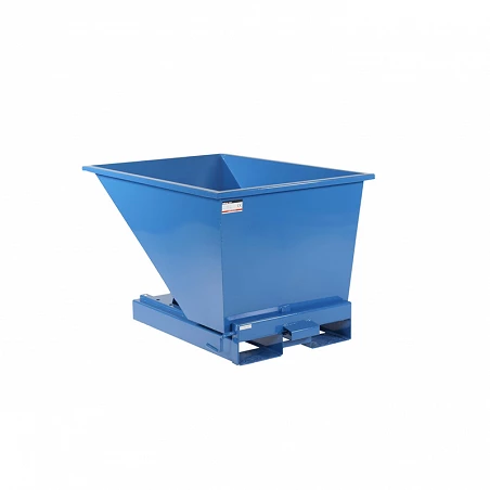 Benne auto-basculante 300L bleu
