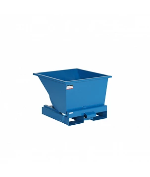 Benne auto-basculante 150L bleu