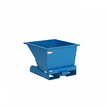 Benne auto-basculante 150L bleu