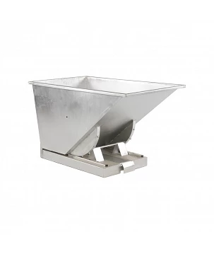 Benne auto-basculante inox