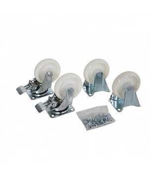 roulettes nylon avec frein