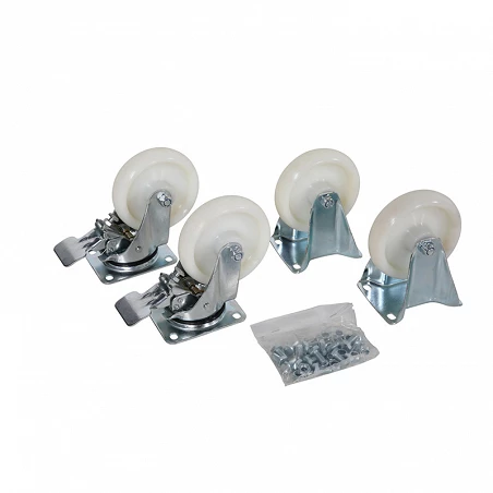 roulettes nylon avec frein